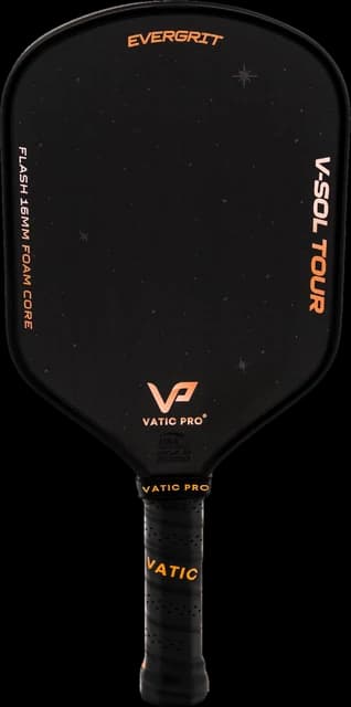 Vatic Pro V-Sol Tour with Evergrit (16mm) pickleball paddle